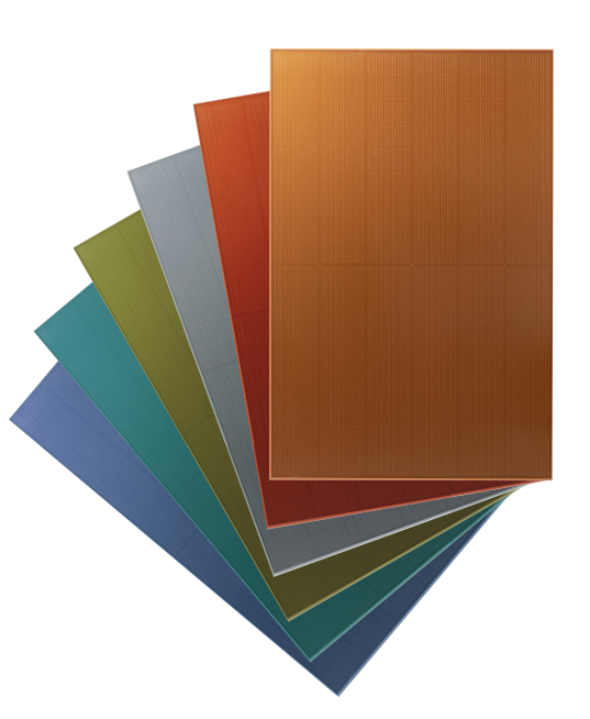 Standard Colored Solar Panels - Dual Glass